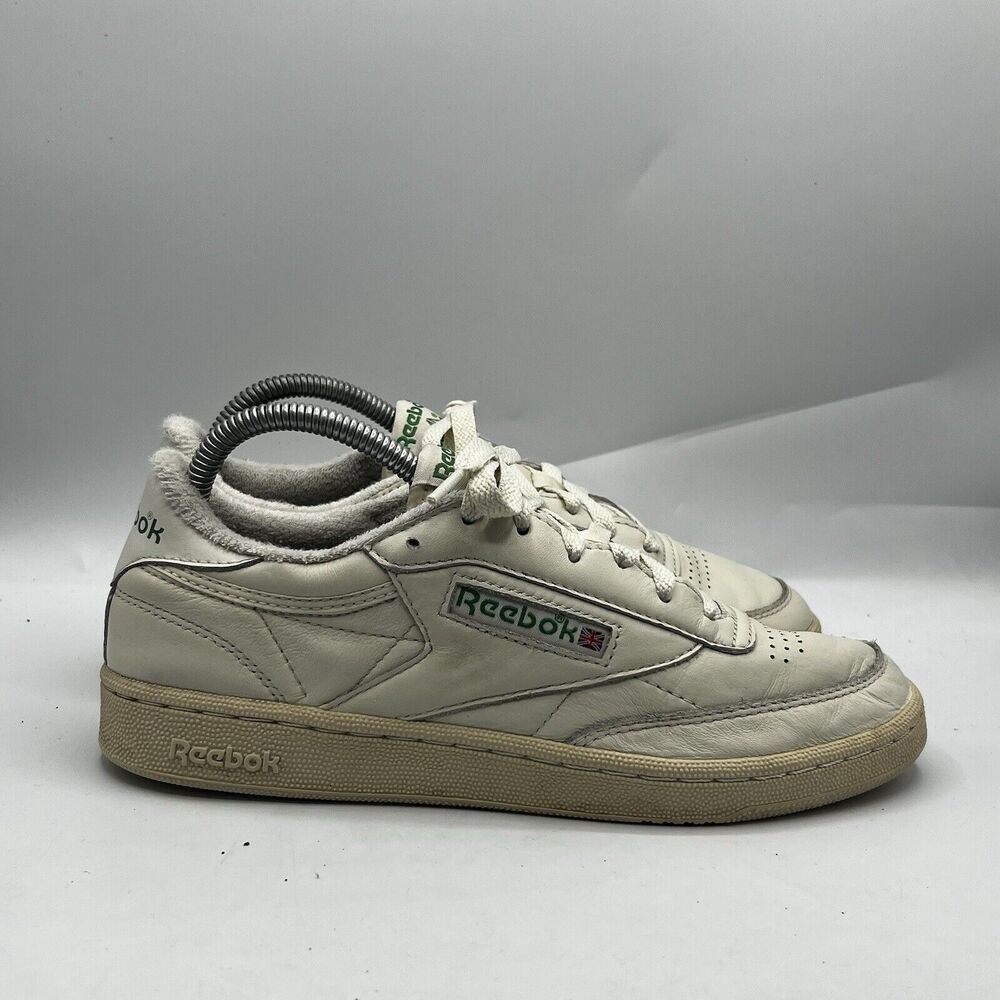 Reebok Club C 85 Vintage Women's Size 8.5 Shoes Chalk Off White Green GX3686
